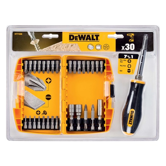High Performance - Small Tough Case Set with 6 in 1 Screwdriver (30 pc)