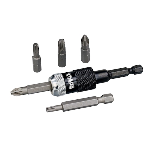 High Performance Bit Tip Holder & Screwdriving Bit (6 pc)