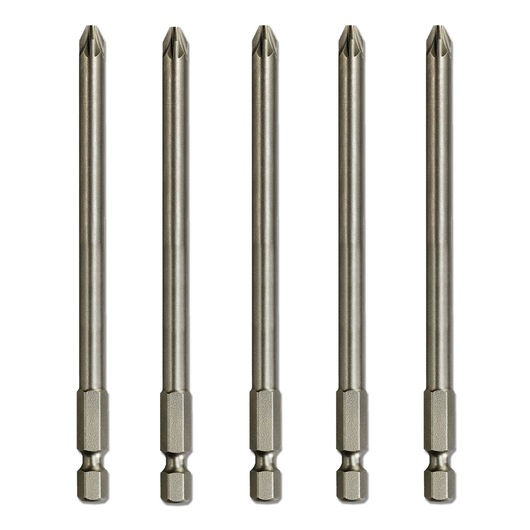 110mm Torion bit Pozi PZ1 (Extra Grip) x5