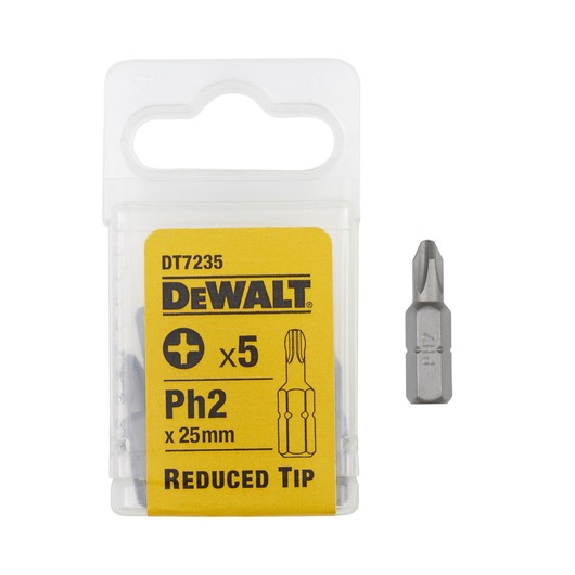 25mm Reduced Tip Phillips Ph2 x 5
