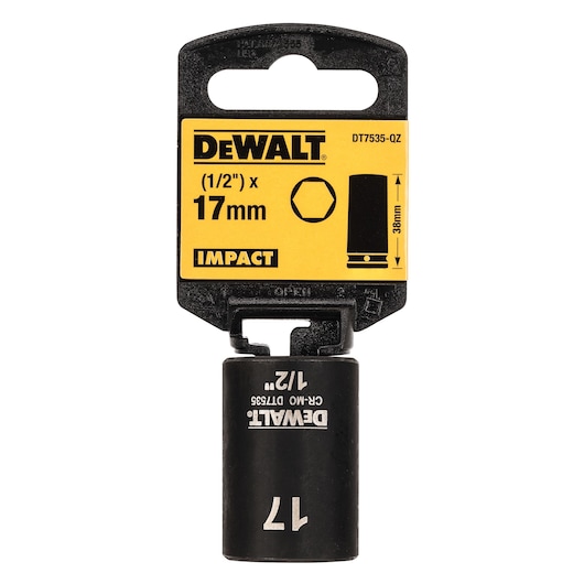 1/2" Shallow Impact Socket 17mm
