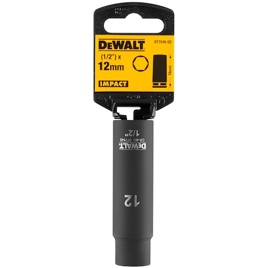 12mm 1/2" Impact Socket (Deep)