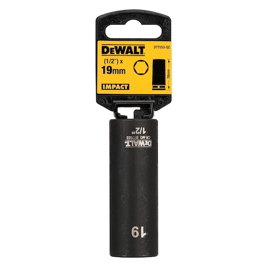 19mm 1/2"" Impact Socket (Deep)