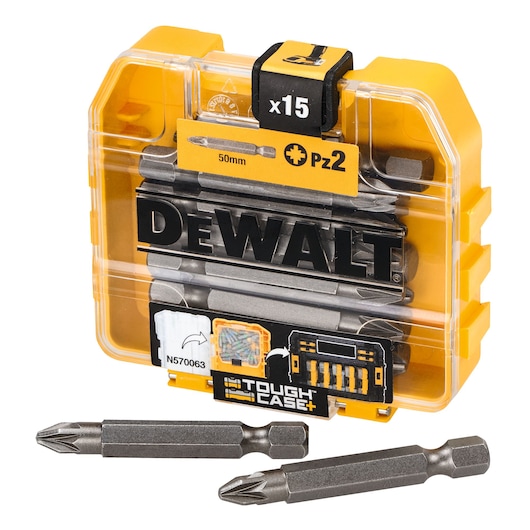 15pc PZ2 50mm Screw Driving Set