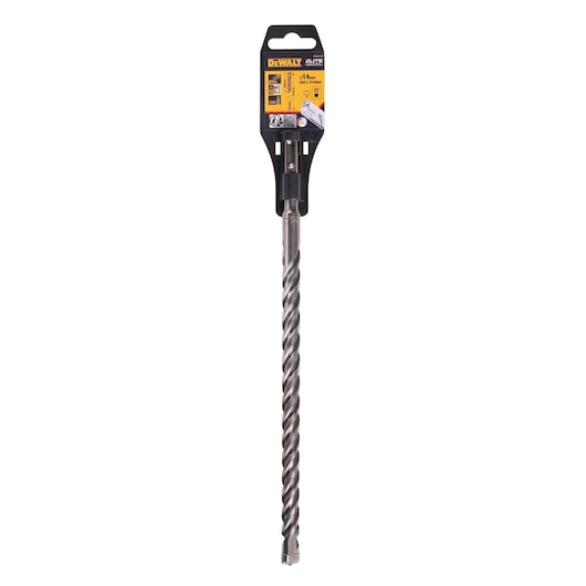 Elite SDS Plus 14mm dia drill bit in hanging pack
