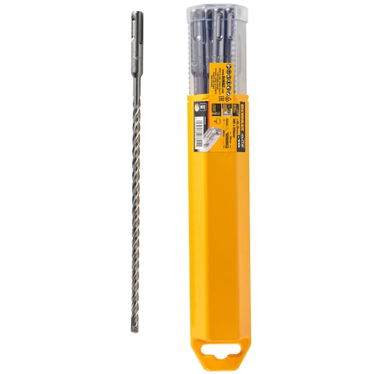 ELITE SDS+ 6.5mm x 260mm Full Head Carbide 4 Cutter Drill Bit (10 Pack)
