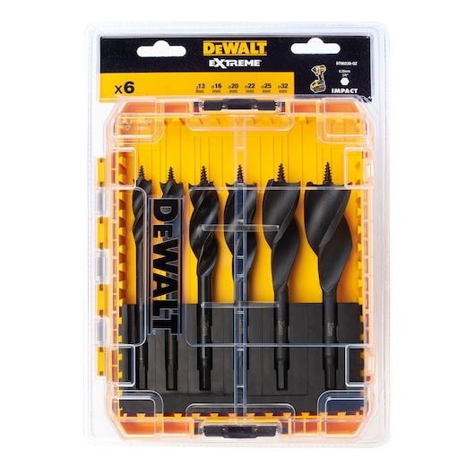 EXTREME Tri Flute Drill Bit 152mm 6pc Set