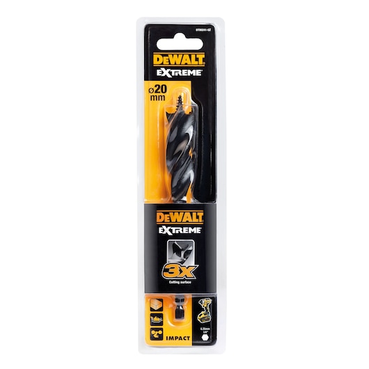 EXTREME Tri Flute Drill Bit 20mm  x 152mm