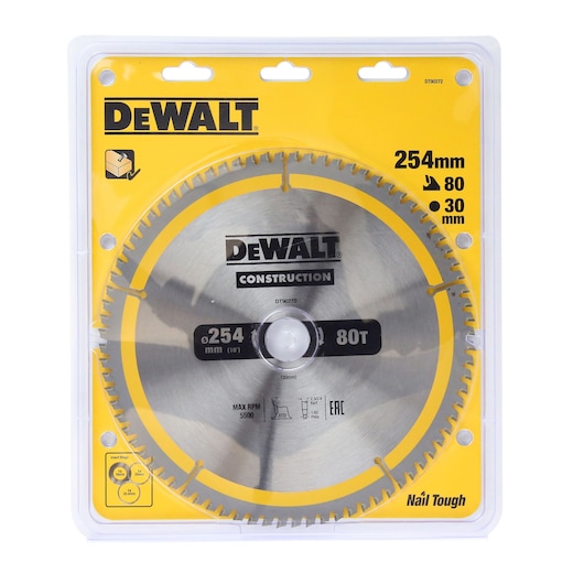 CONSTRUCTION CIRCULAR SAW BLADE (254 mm x 80 Tooth) (16/25/25.4/30 mm)
