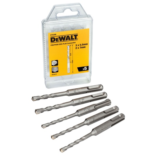 SDS Plus Drilling Set (5 pc)