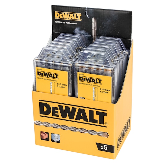 SDS Plus Drilling Set (5 pc)