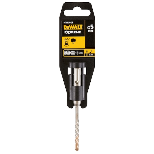 5mm EXTREME SDS Plus 2 Cutter Drill Bit