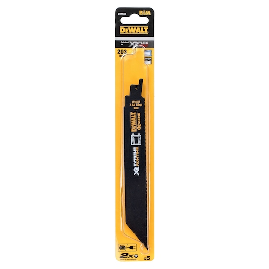 XR 203mm (8") 14/18TPI Metal Recip (5 Pack)