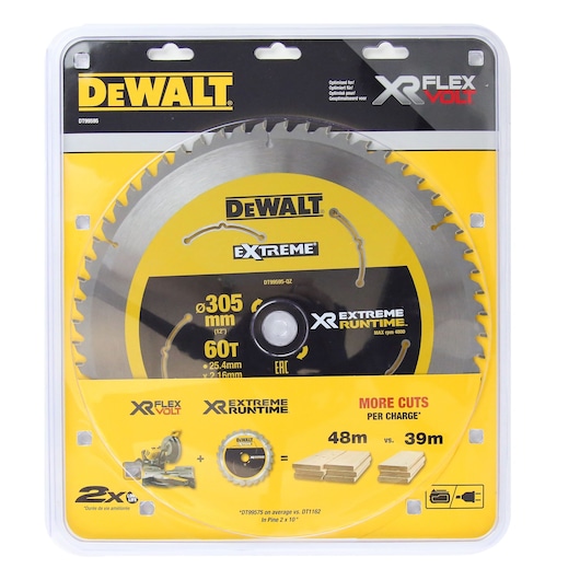 EXTREME Runtime Circular Saw Blade 305mm Bore 25.4mm 60T
