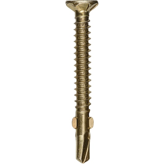 METAL SELF DRILLING ZINC YELLOW CSK HEAD WING Ø6 x 42 HANG
