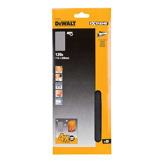EXTREME MESH, 1/2 SHEET 120G 115mmx228mm 5 PACK