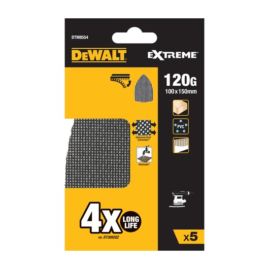 EXTREME MESH, DELTA 100x150mm 120G 5 PACK