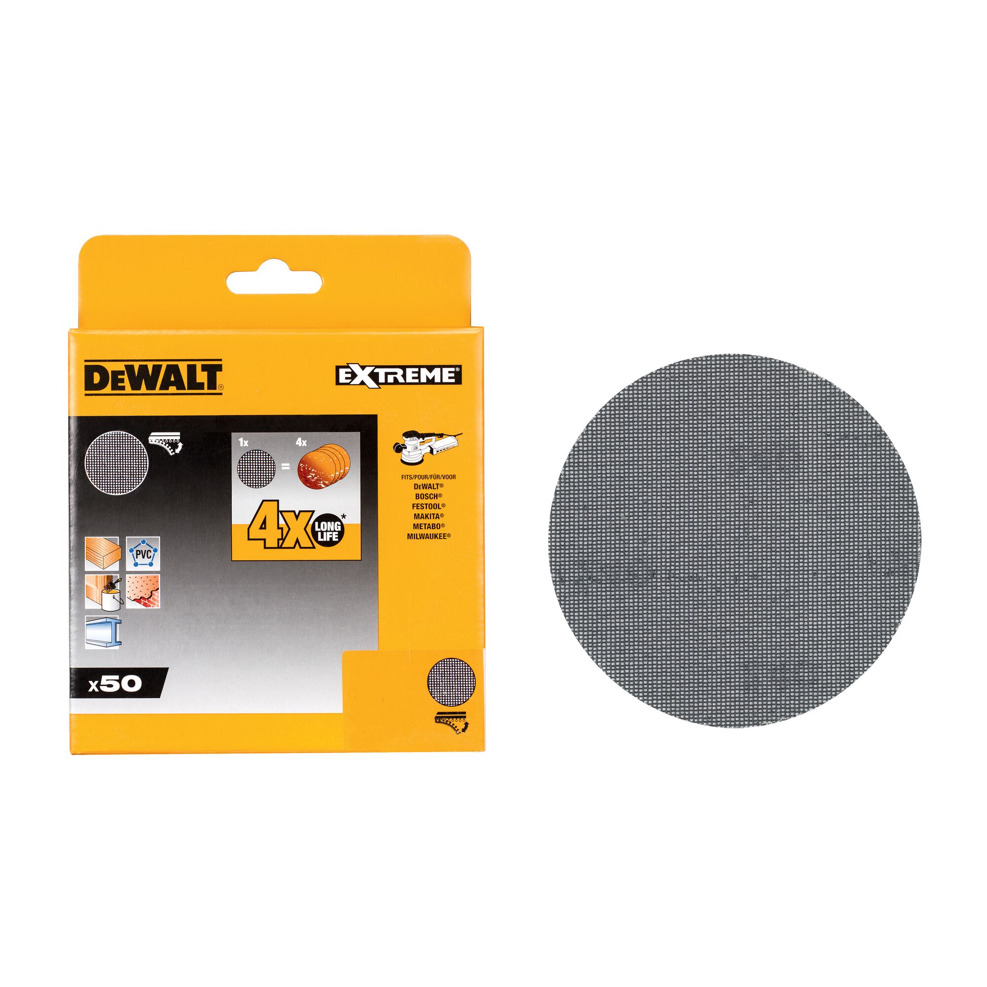 Dewalt mesh sanding shop discs
