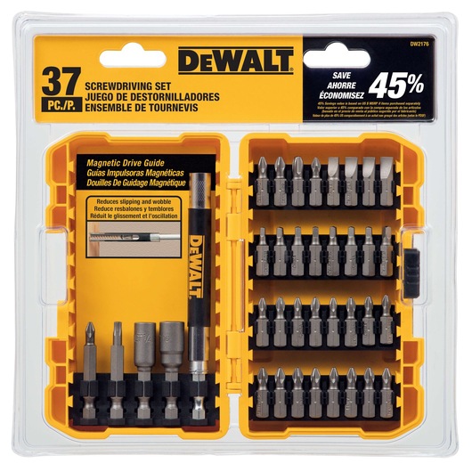 37 Piece Screwdriver Set in packaging.