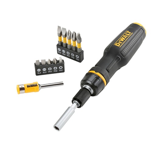 Full Fit Telescoping Multi-bit Ratcheting Screwdriver