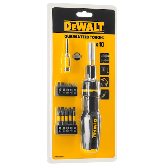 Full Fit Telescoping Multi-bit Ratcheting Screwdriver