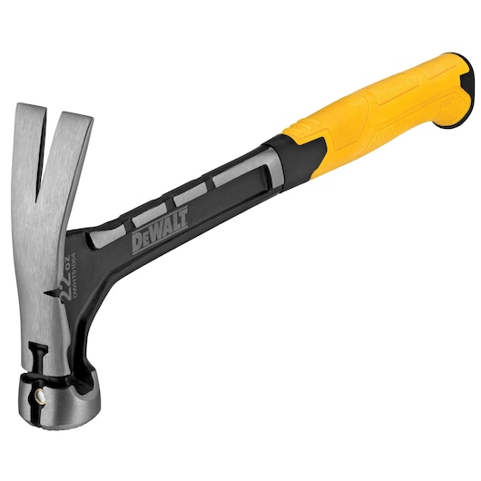 Profile of 22 ounces One Piece Steel Hammer.