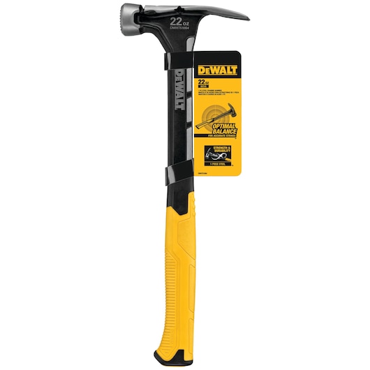 22 ounces One Piece Steel Hammer in packaging.