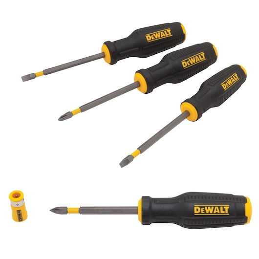 Profile of MAX FIT 4 Piece Screwdriver Set.
