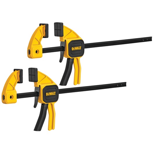 Profile of  6 inch Medium Bar Clamps 2 Pack.