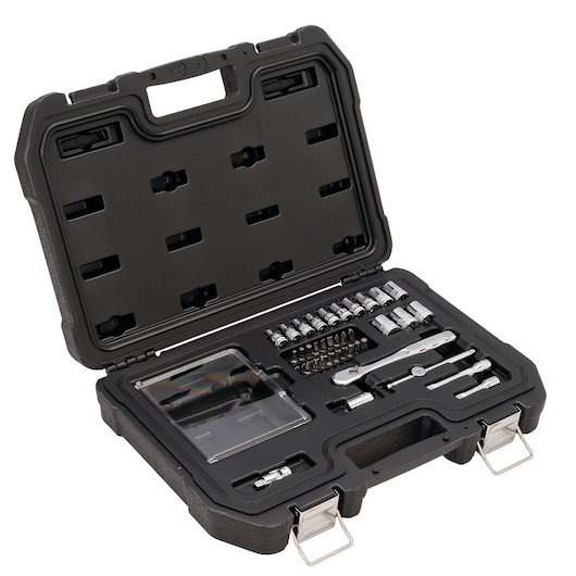 37 Piece Full Metric 1/4" Socket Set