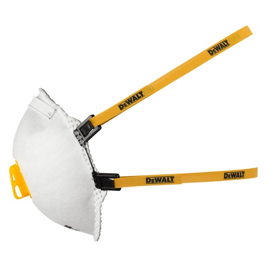 Side View of Dewalt FFP2 Disposable Particulate Respirator